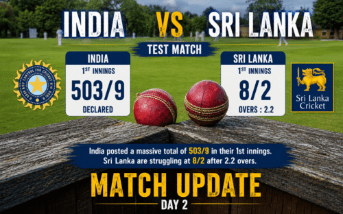 India vs Sri Lanka 2nd Test